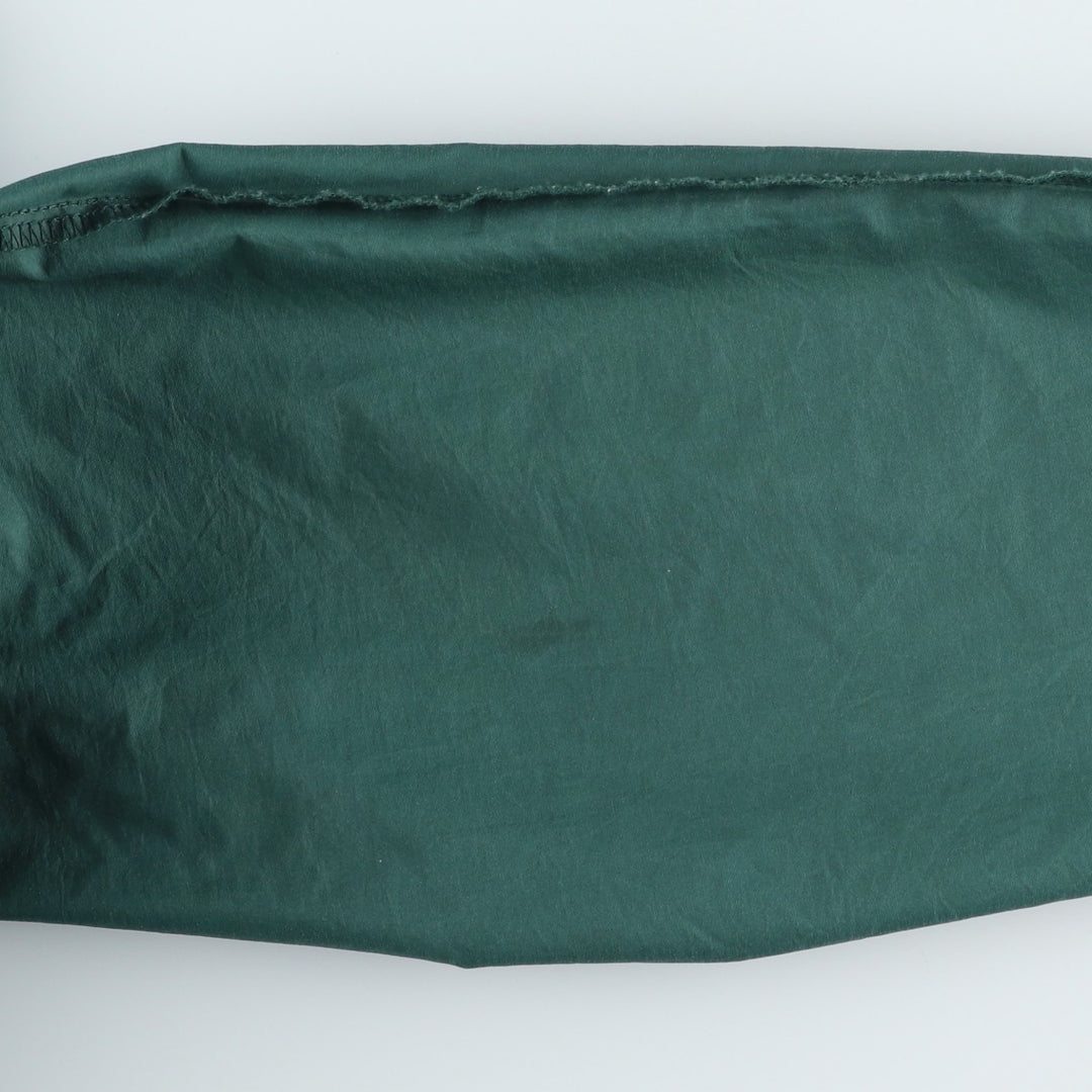 Vintage LLBean half-zip anorak parka from the 1990s, equivalent to men's size S. Nylon green type Vintage Second Hand