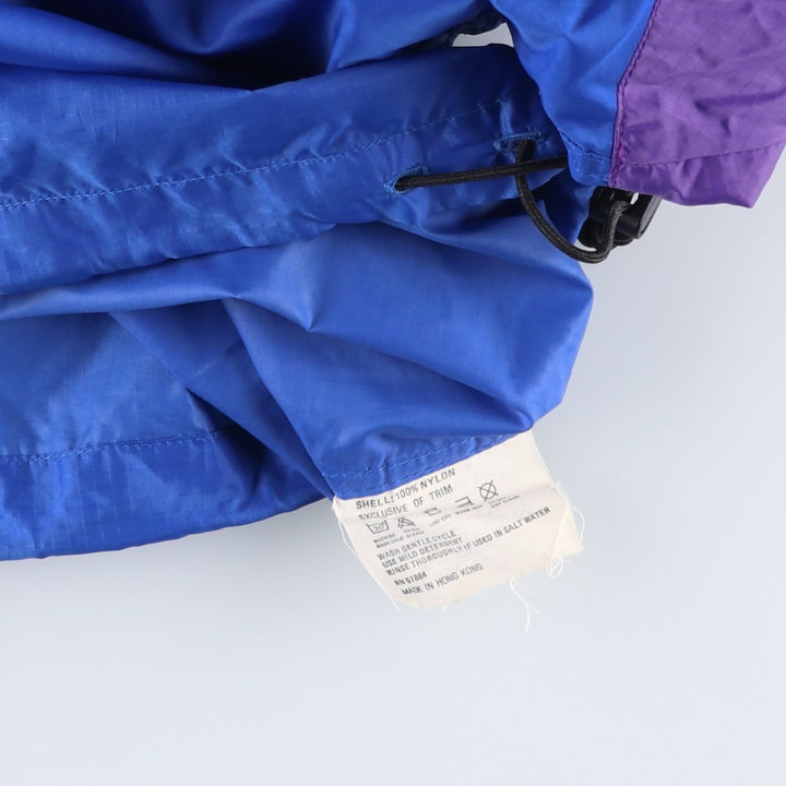 Patagonia 83121 Half-Zip Anorak Parka, Men's Size L (Equivalent), Vintage Nylon blue type Vintage Second Hand