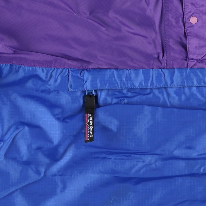 Patagonia 83121 Half-Zip Anorak Parka, Men's Size L (Equivalent), Vintage Nylon blue type Vintage Second Hand