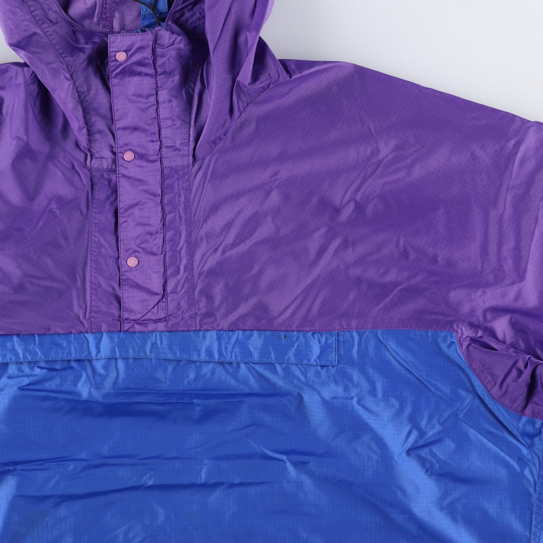 Patagonia 83121 Half-Zip Anorak Parka, Men's Size L (Equivalent), Vintage Nylon blue type Vintage Second Hand