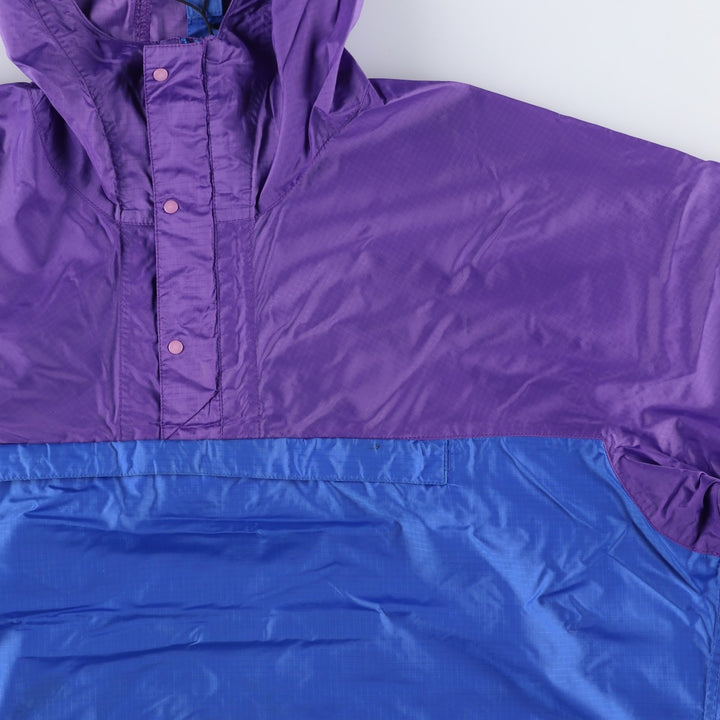 Patagonia 83121 Half-Zip Anorak Parka, Men's Size L (Equivalent), Vintage Nylon blue type Vintage Second Hand