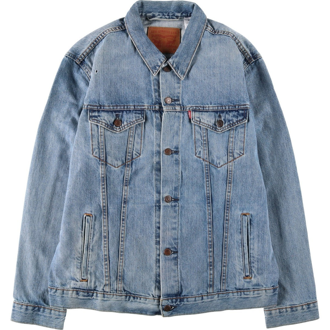 Levi's denim jacket, denim jacket, men's size XL cotton blue type Vintage Second Hand
