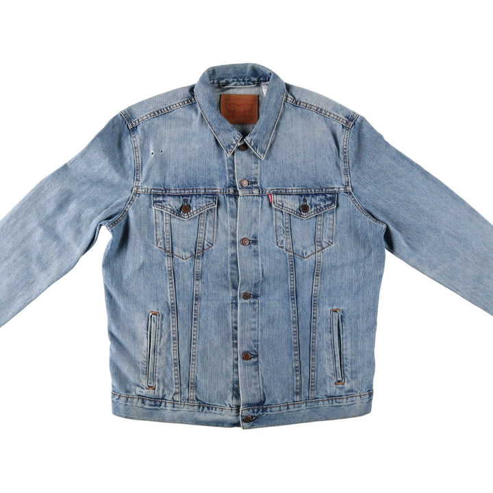 Levi's denim jacket, denim jacket, men's size XL cotton blue type Vintage Second Hand