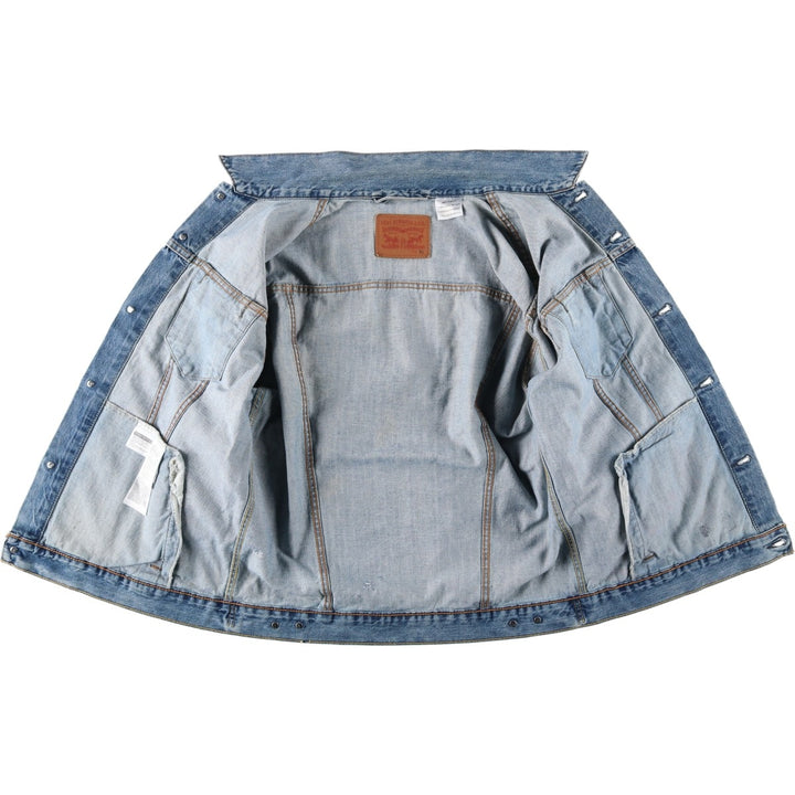 Levi's denim jacket, denim jacket, men's size XL cotton blue type Vintage Second Hand