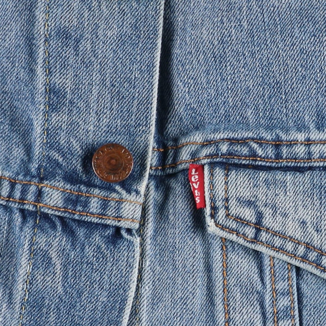 Levi's denim jacket, denim jacket, men's size XL cotton blue type Vintage Second Hand