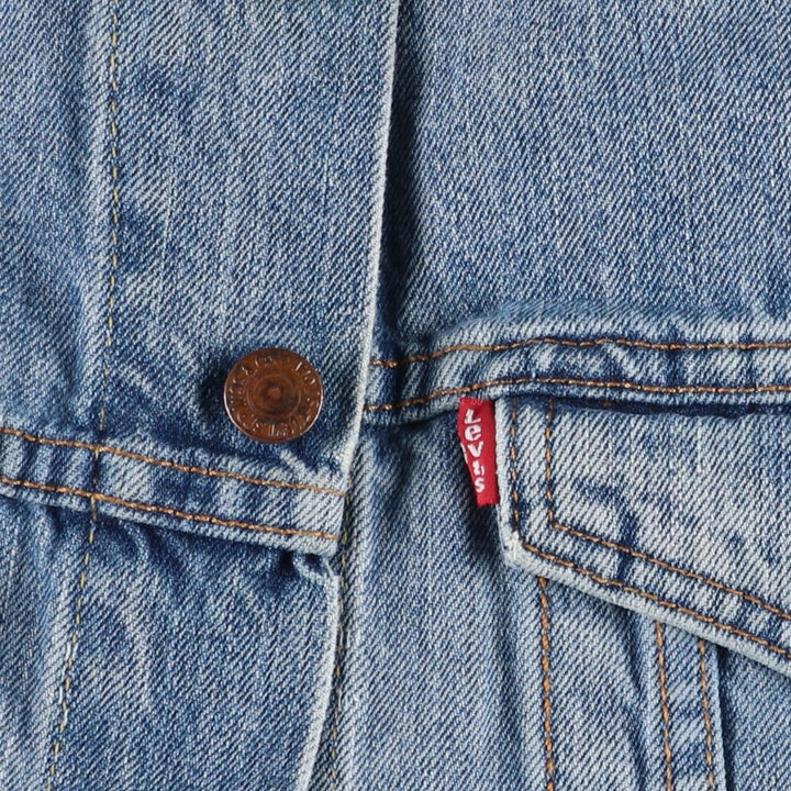 Levi's denim jacket, denim jacket, men's size XL cotton blue type Vintage Second Hand