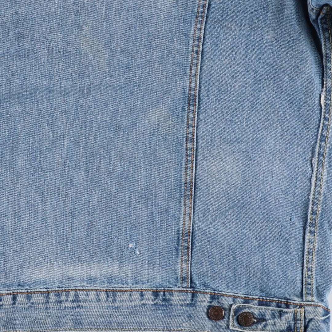Levi's denim jacket, denim jacket, men's size XL cotton blue type Vintage Second Hand