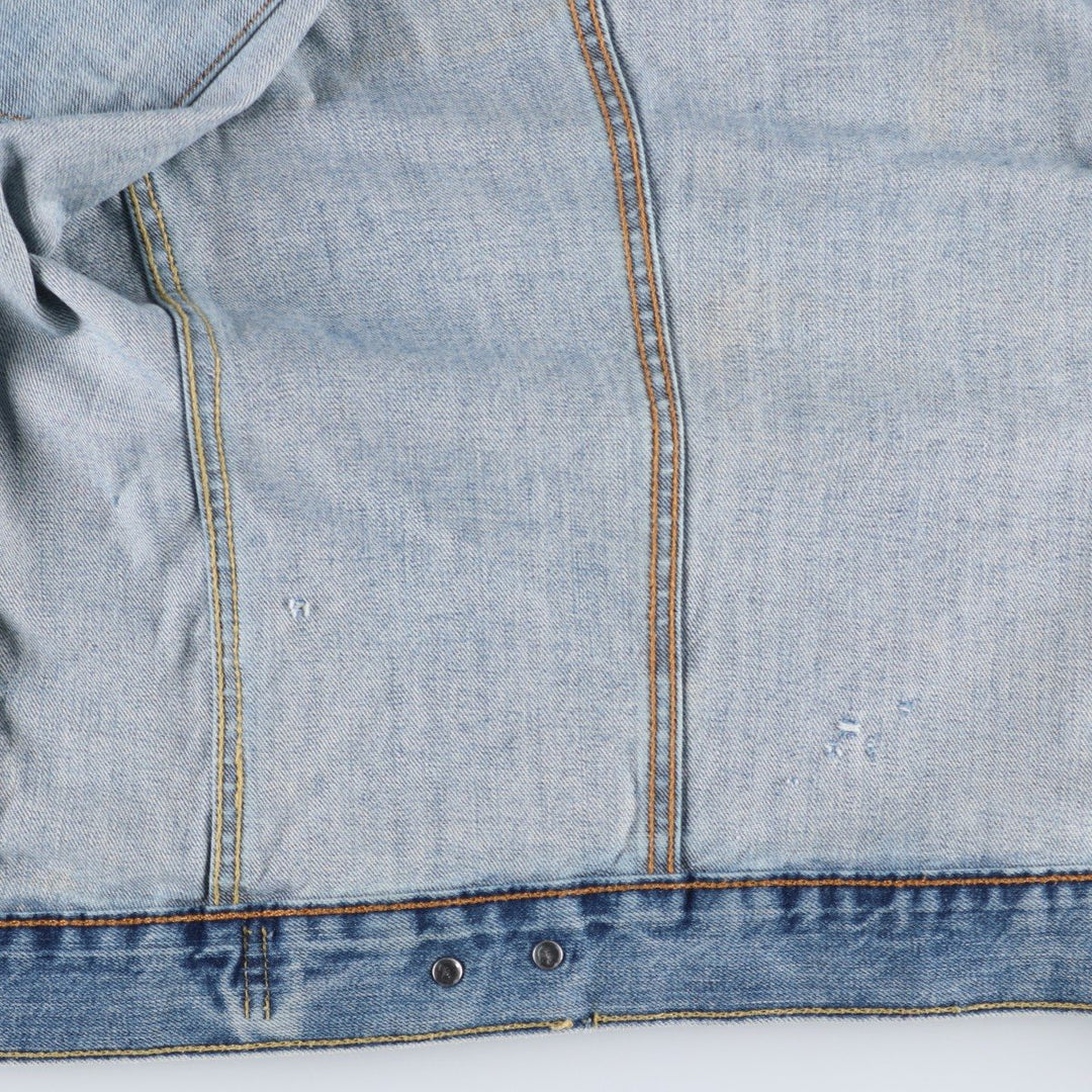 Levi's denim jacket, denim jacket, men's size XL cotton blue type Vintage Second Hand