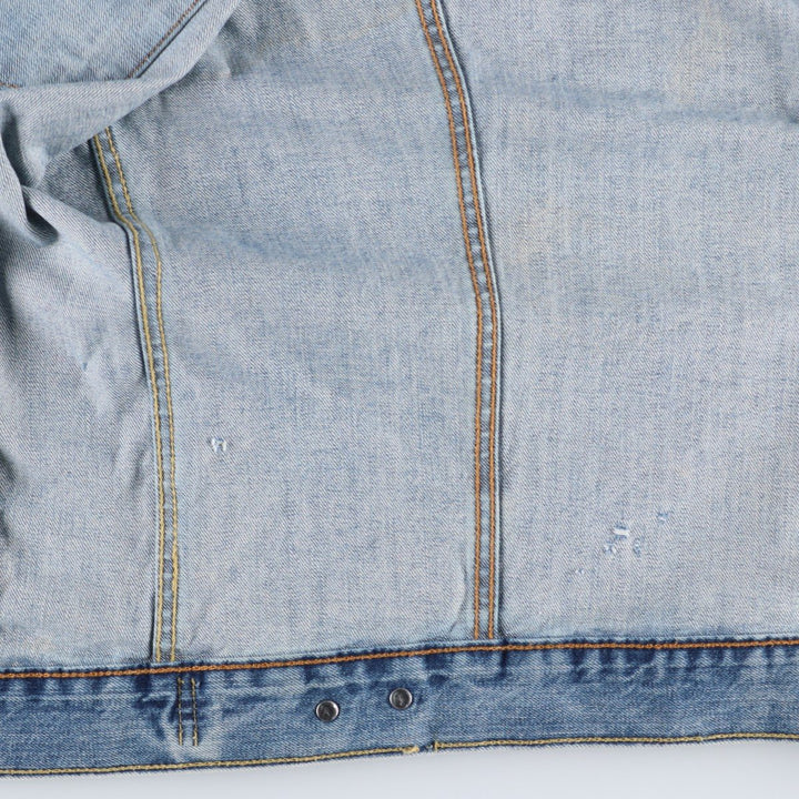 Levi's denim jacket, denim jacket, men's size XL cotton blue type Vintage Second Hand