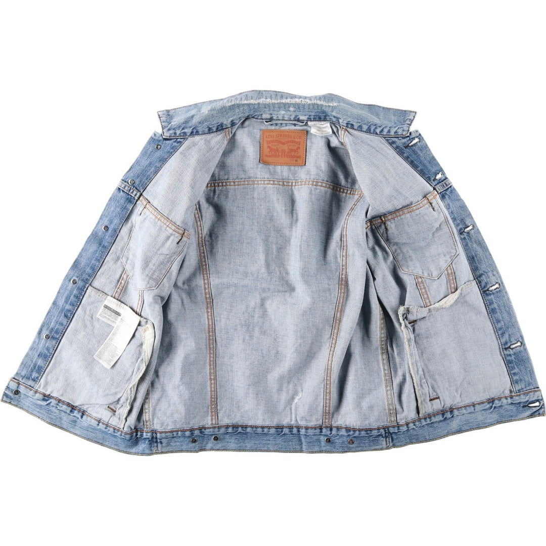 Levi's 72334-0195 Denim Jacket (Men's Size M) cotton blue type Vintage Second Hand