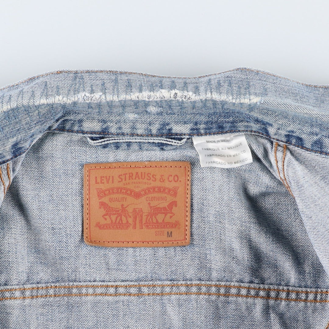 Levi's 72334-0195 Denim Jacket (Men's Size M) cotton blue type Vintage Second Hand