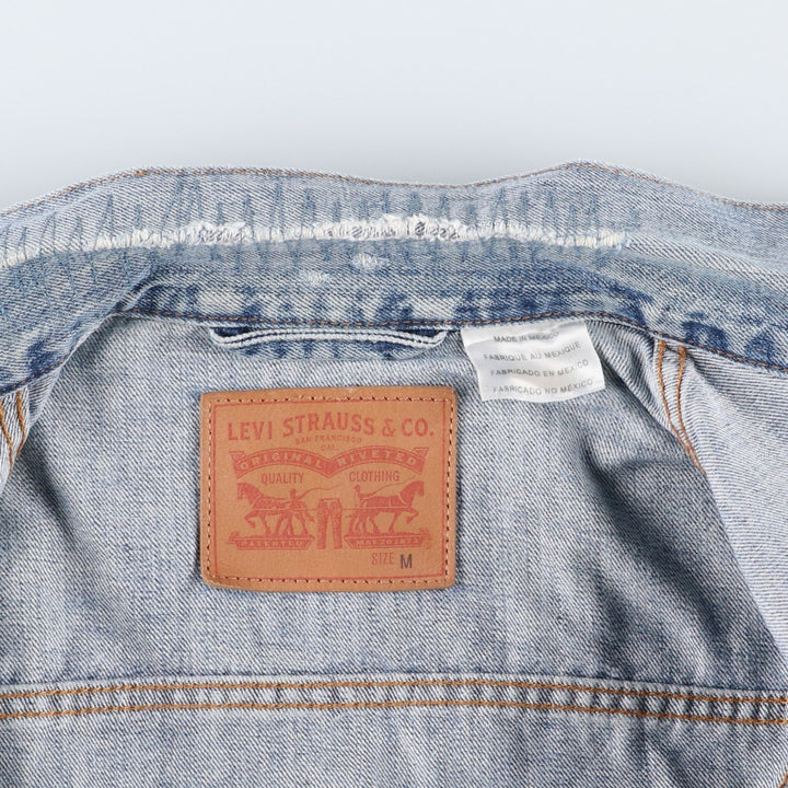 Levi's 72334-0195 Denim Jacket (Men's Size M) cotton blue type Vintage Second Hand