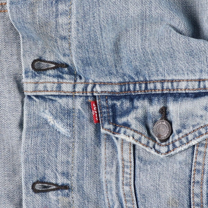 Levi's 72334-0195 Denim Jacket (Men's Size M) cotton blue type Vintage Second Hand