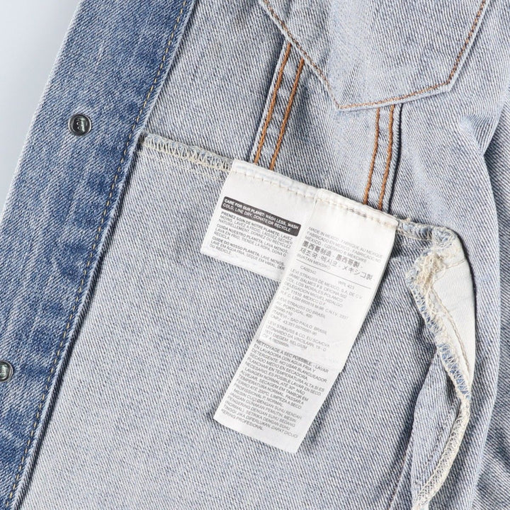 Levi's 72334-0195 Denim Jacket (Men's Size M) cotton blue type Vintage Second Hand