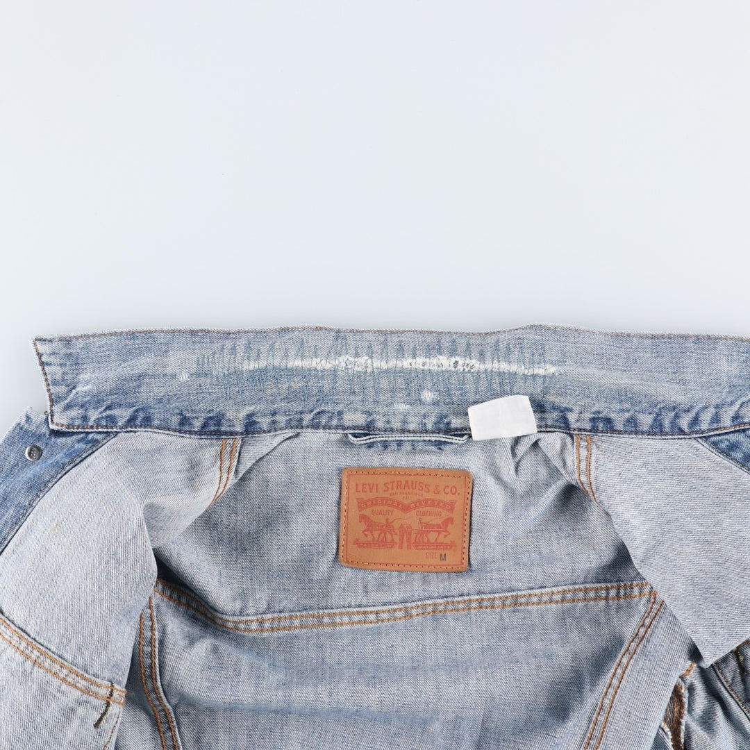 Levi's 72334-0195 Denim Jacket (Men's Size M) cotton blue type Vintage Second Hand