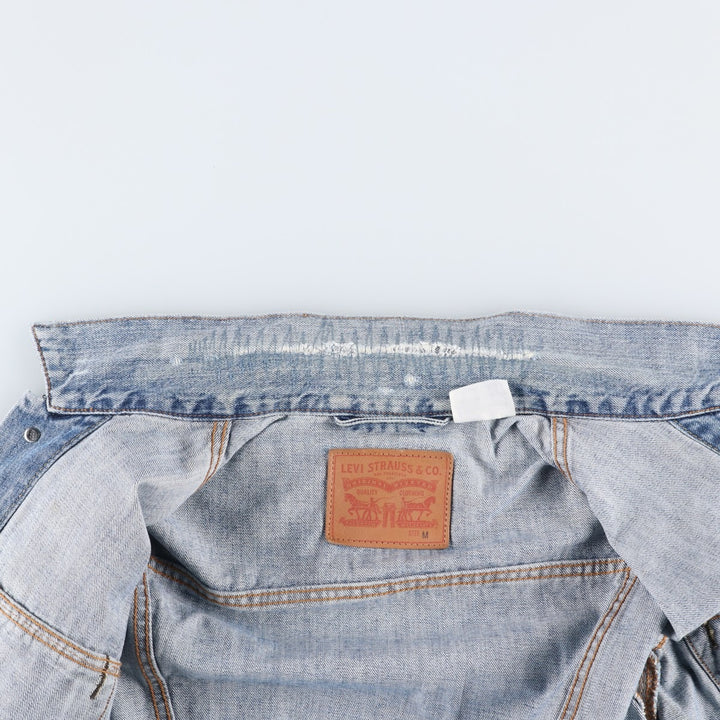 Levi's 72334-0195 Denim Jacket (Men's Size M) cotton blue type Vintage Second Hand