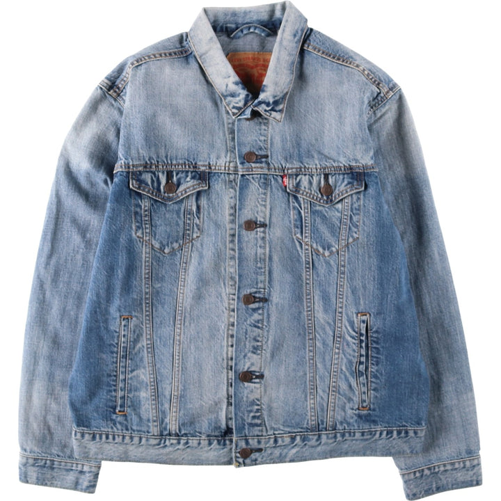 Levi's denim jacket, denim jacket, men's size L cotton blue type Vintage Second Hand