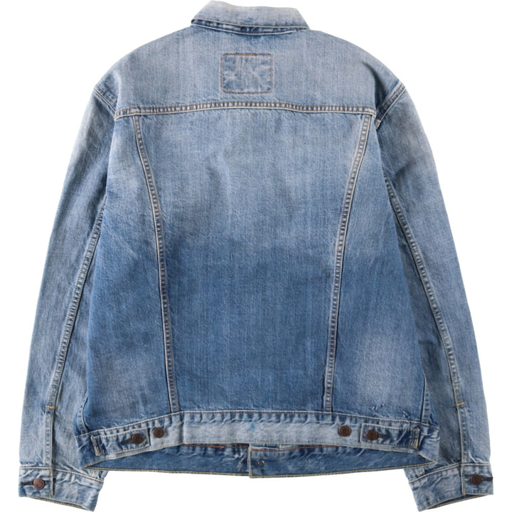 Levi's denim jacket, denim jacket, men's size L cotton blue type Vintage Second Hand