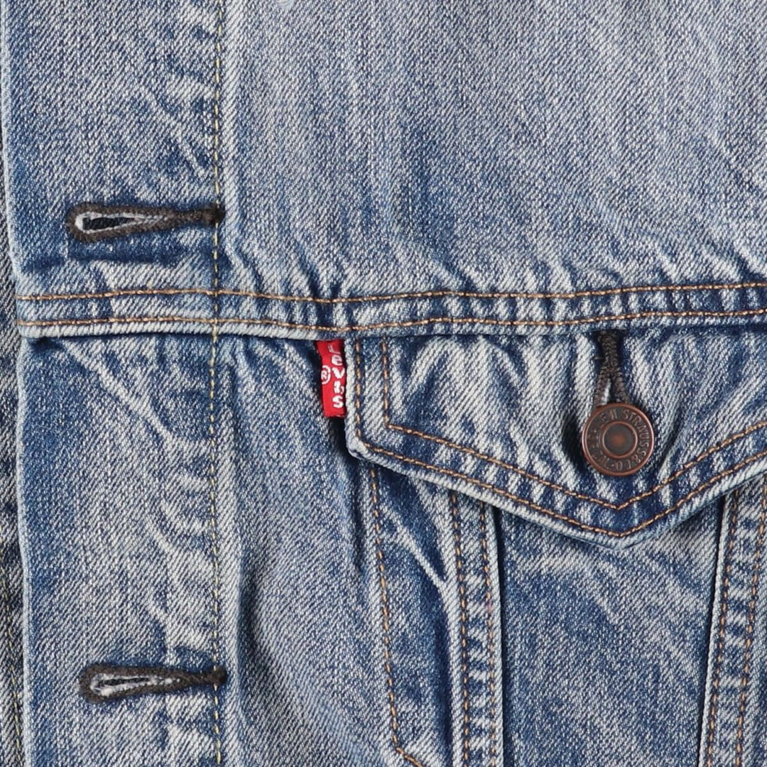 Levi's denim jacket, denim jacket, men's size L cotton blue type Vintage Second Hand