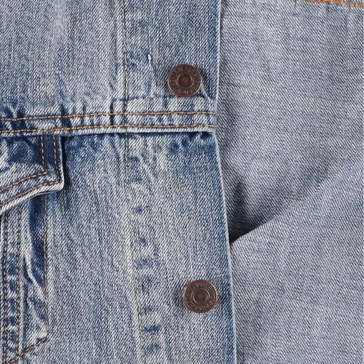 Levi's denim jacket, denim jacket, men's size L cotton blue type Vintage Second Hand