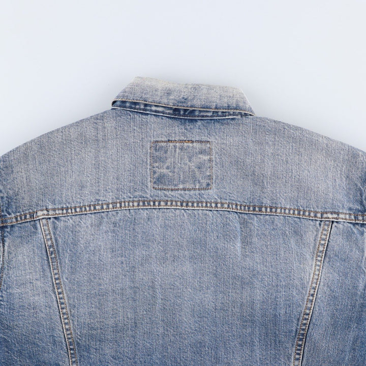 Levi's denim jacket, denim jacket, men's size L cotton blue type Vintage Second Hand