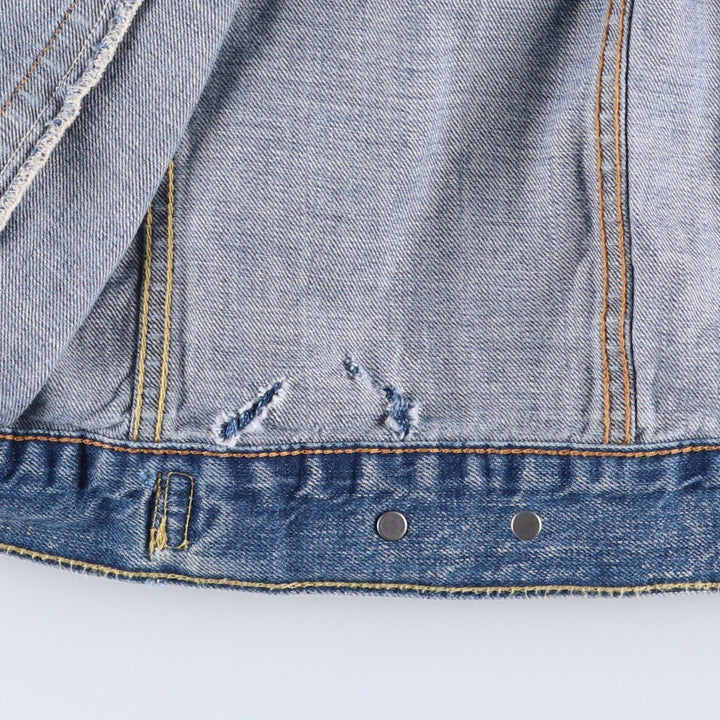 Levi's denim jacket, denim jacket, men's size L cotton blue type Vintage Second Hand