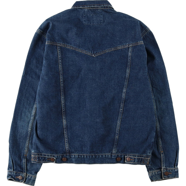 Wrangler Authentic Western Denim Jacket (Men's Size L) cotton blue type Vintage Second Hand