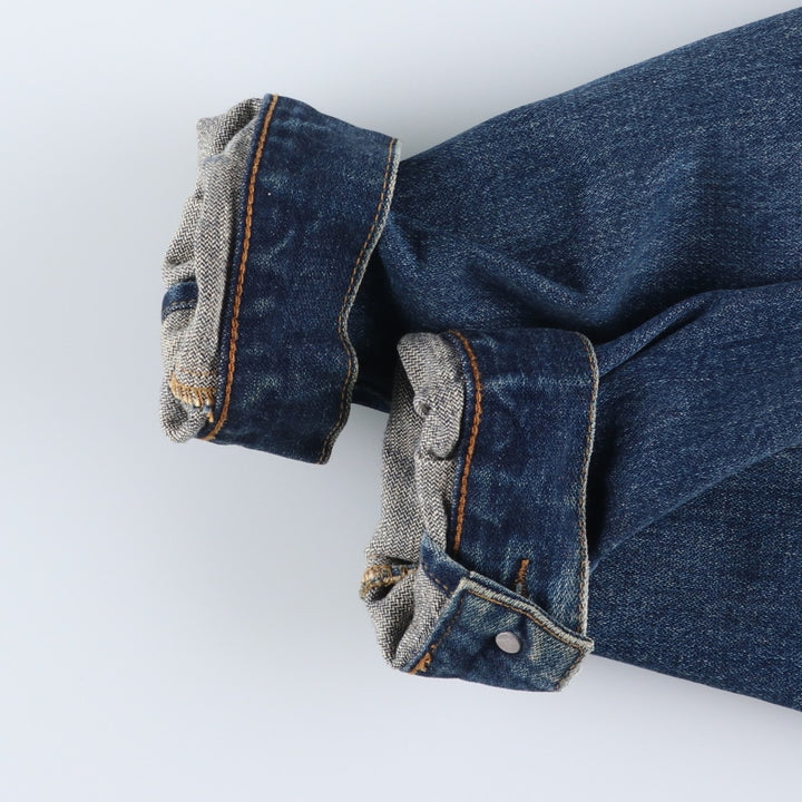 Wrangler Authentic Western Denim Jacket (Men's Size L) cotton blue type Vintage Second Hand