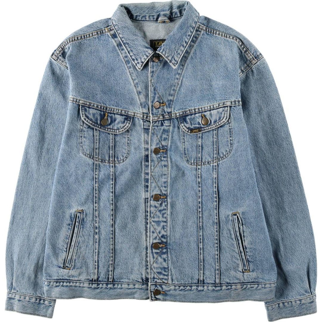Lee Sanforized Denim Jacket (Men's XXL equivalent) cotton blue type Vintage Second Hand