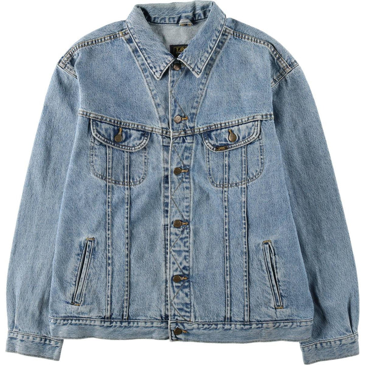 Lee Sanforized Denim Jacket (Men's XXL equivalent) cotton blue type Vintage Second Hand