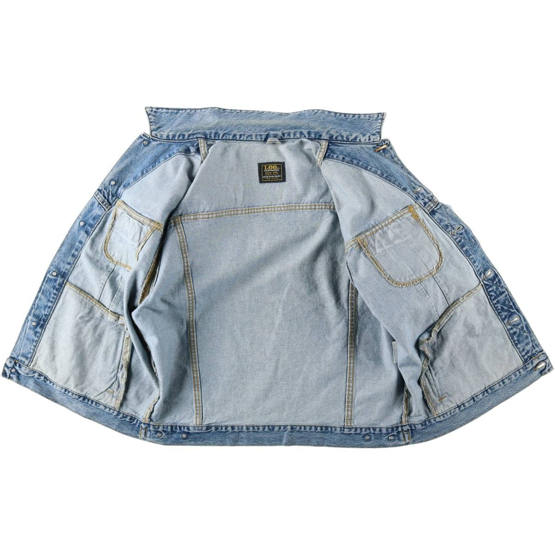 Lee Sanforized Denim Jacket (Men's XXL equivalent) cotton blue type Vintage Second Hand