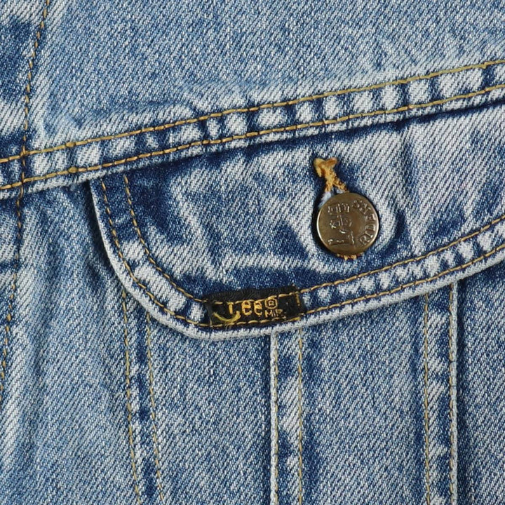 Lee Sanforized Denim Jacket (Men's XXL equivalent) cotton blue type Vintage Second Hand