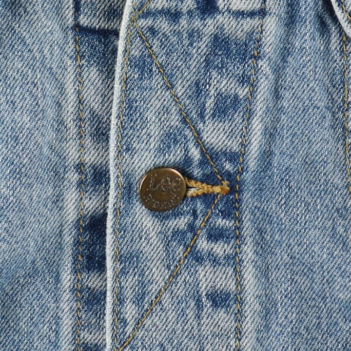 Lee Sanforized Denim Jacket (Men's XXL equivalent) cotton blue type Vintage Second Hand