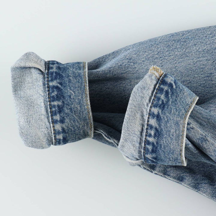 Lee Sanforized Denim Jacket (Men's XXL equivalent) cotton blue type Vintage Second Hand