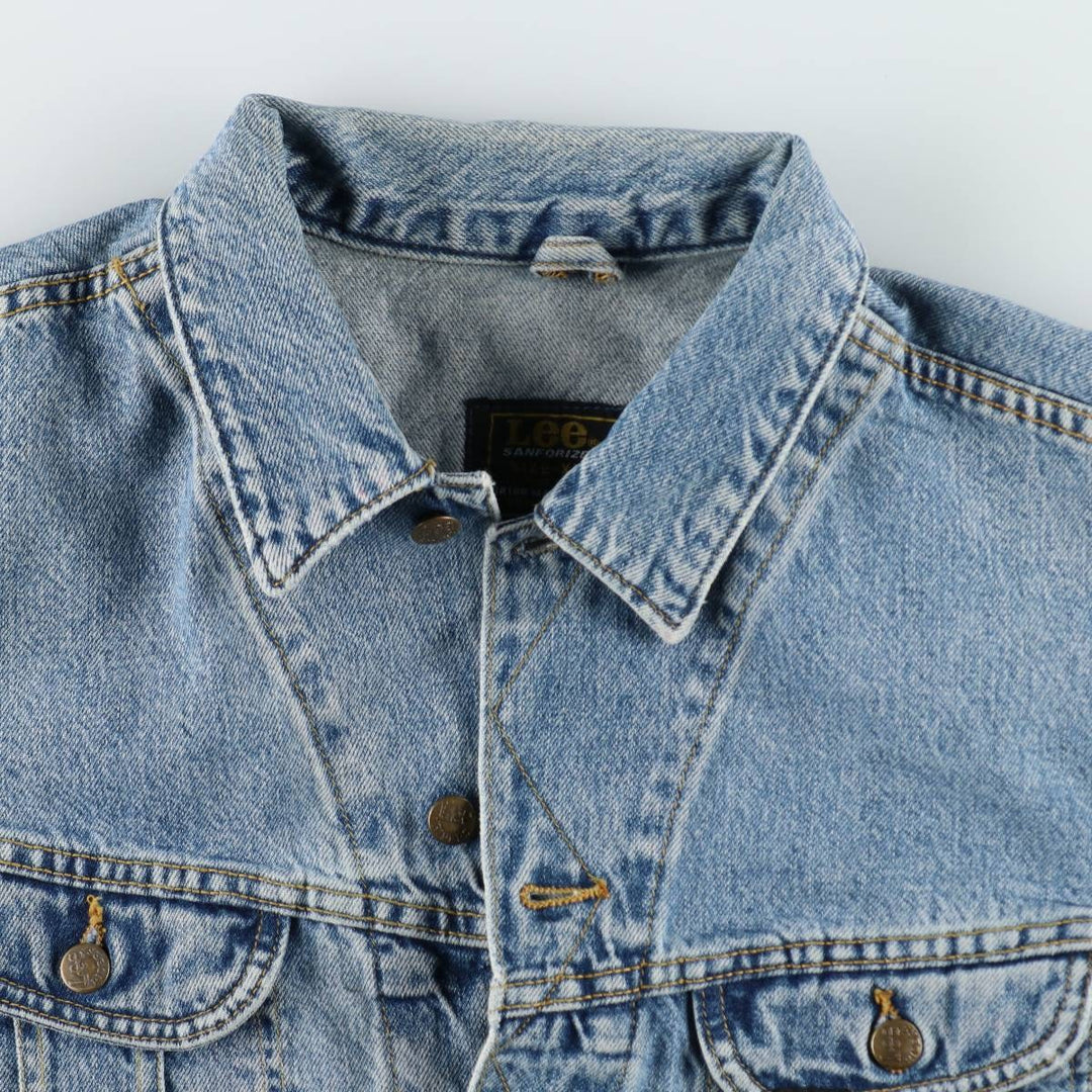 Lee Sanforized Denim Jacket (Men's XXL equivalent) cotton blue type Vintage Second Hand
