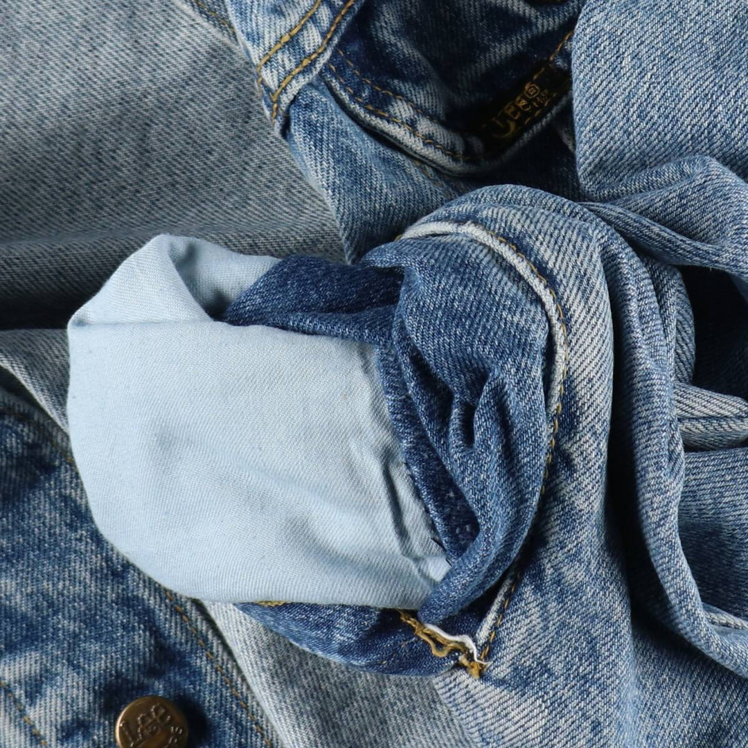 Lee Sanforized Denim Jacket (Men's XXL equivalent) cotton blue type Vintage Second Hand
