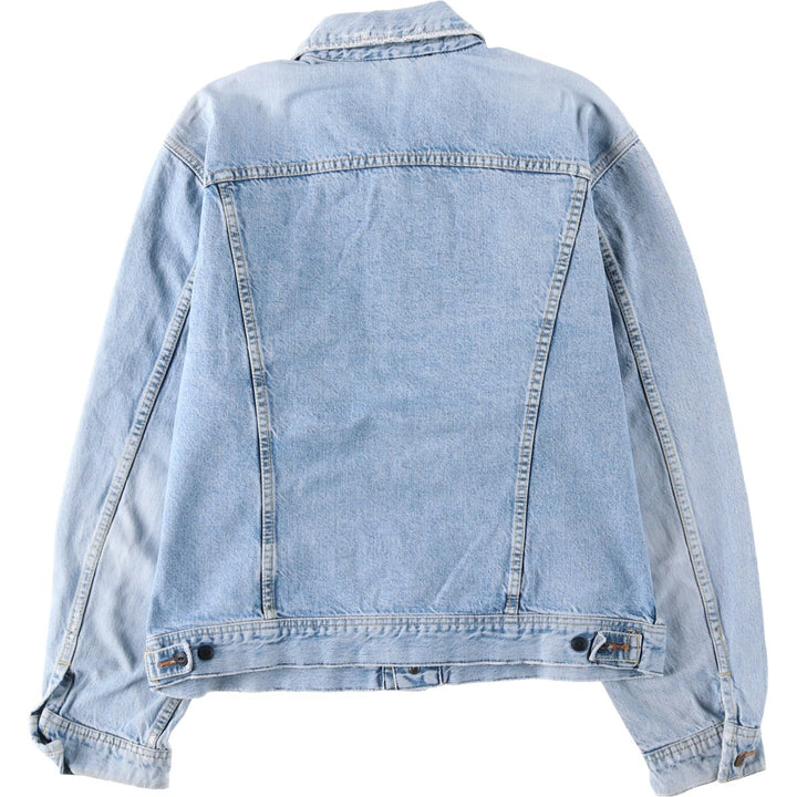 Lee Slim Jacket Denim Jacket, Men's XL cotton Blue type light blue Vintage Second Hand