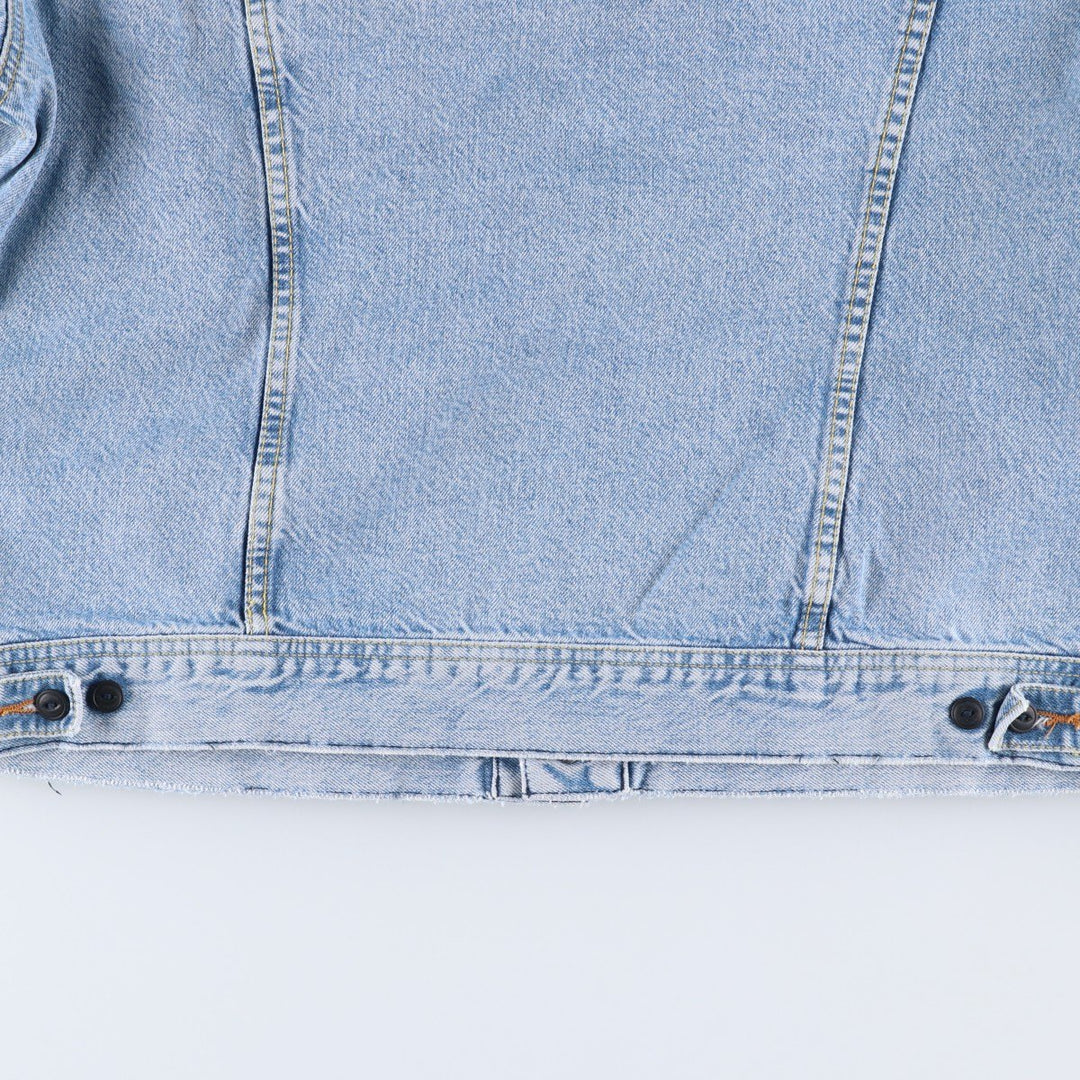 Lee Slim Jacket Denim Jacket, Men's XL cotton Blue type light blue Vintage Second Hand