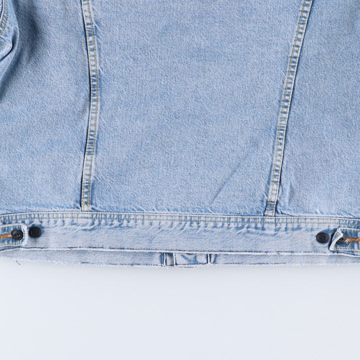 Lee Slim Jacket Denim Jacket, Men's XL cotton Blue type light blue Vintage Second Hand