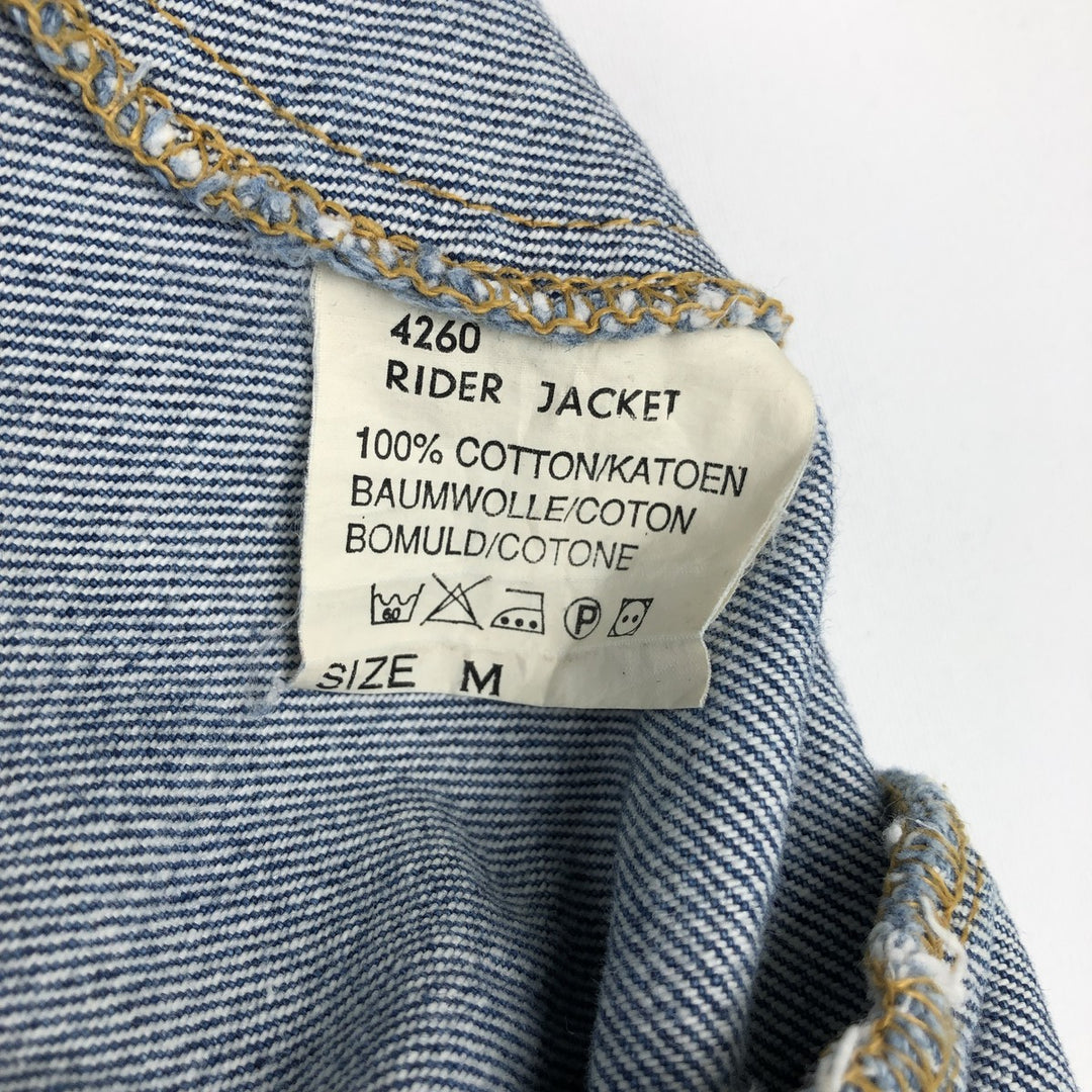 Lee RIDER JACKET Denim Jacket (Men's Size M) cotton blue type Vintage Second Hand