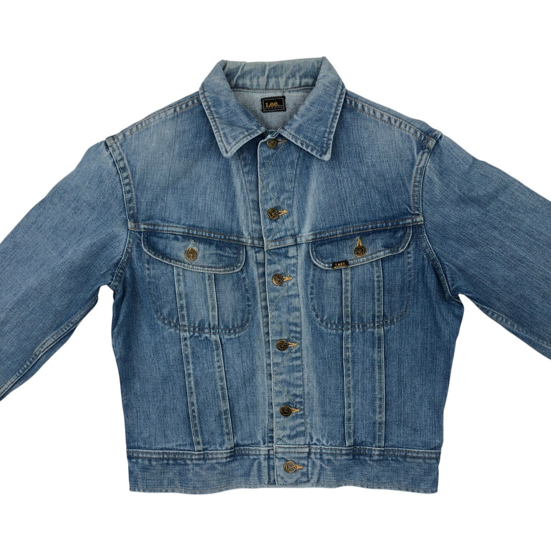 Lee denim jacket, men's size M cotton blue type Vintage Second Hand