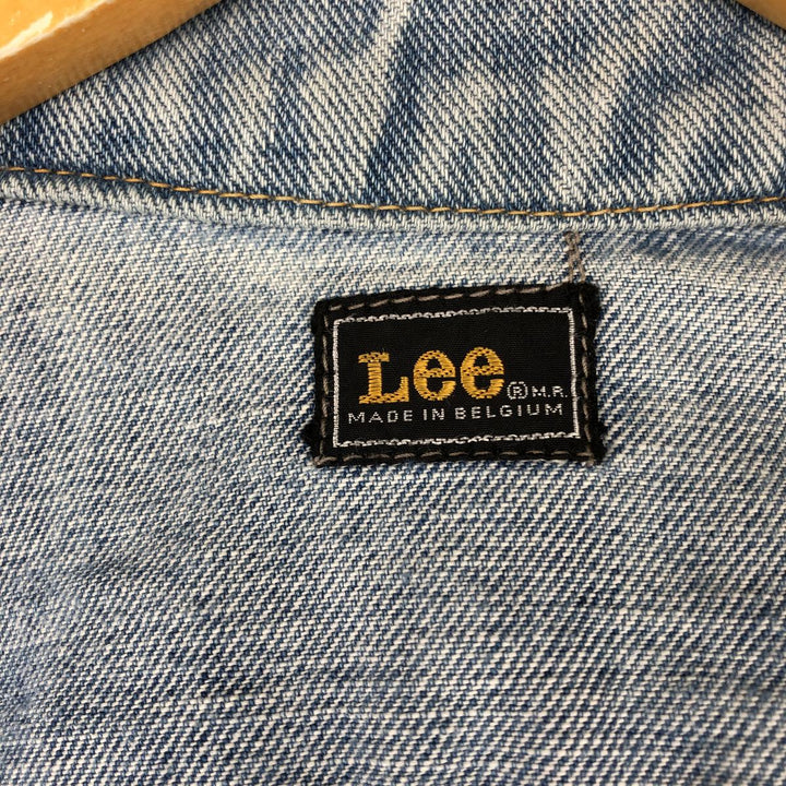 Lee denim jacket, men's size M cotton blue type Vintage Second Hand