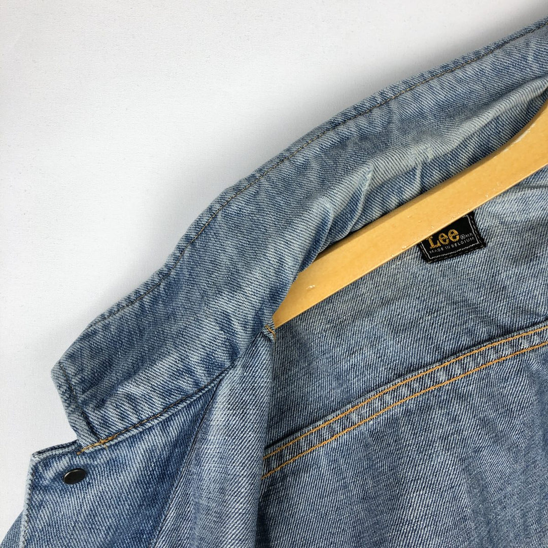 Lee denim jacket, men's size M cotton blue type Vintage Second Hand