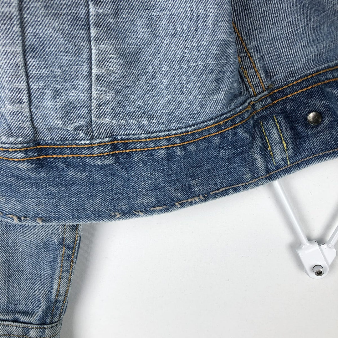 Lee denim jacket, men's size M cotton blue type Vintage Second Hand