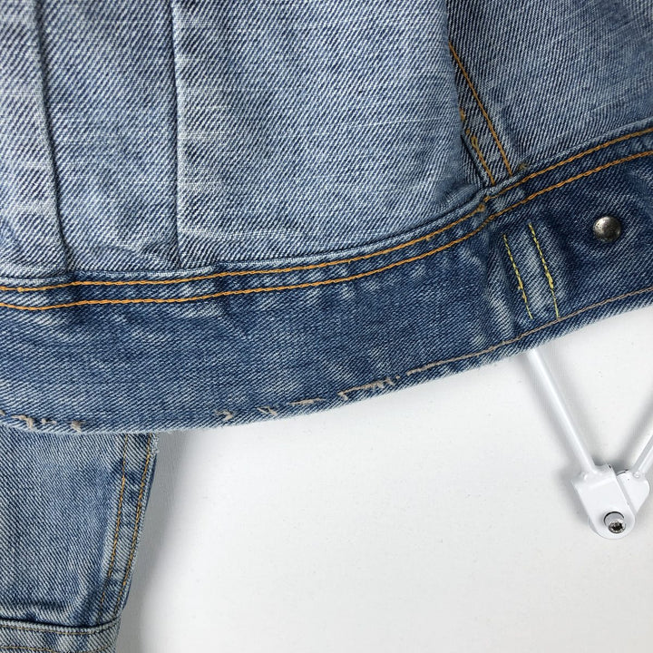 Lee denim jacket, men's size M cotton blue type Vintage Second Hand