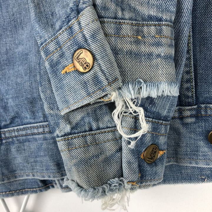 Lee denim jacket, men's size M cotton blue type Vintage Second Hand