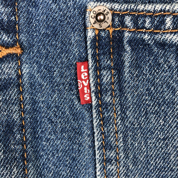 Levi's corduroy collar denim jacket (men's size L) cotton blue type Vintage Second Hand