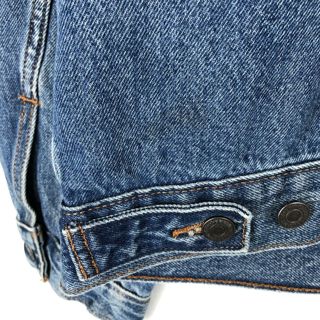 Levi's corduroy collar denim jacket (men's size L) cotton blue type Vintage Second Hand