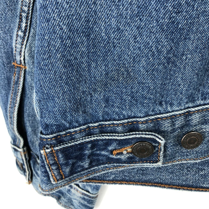 Levi's corduroy collar denim jacket (men's size L) cotton blue type Vintage Second Hand