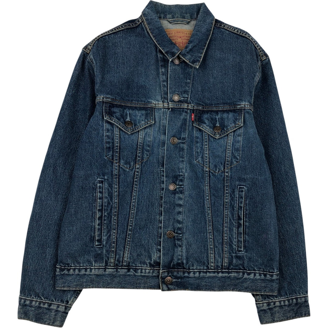 1990'S Levi's 70503-0490 Denim Jacket (Men's Size M equivalent) Vintage cotton navy blue type Vintage Second Hand